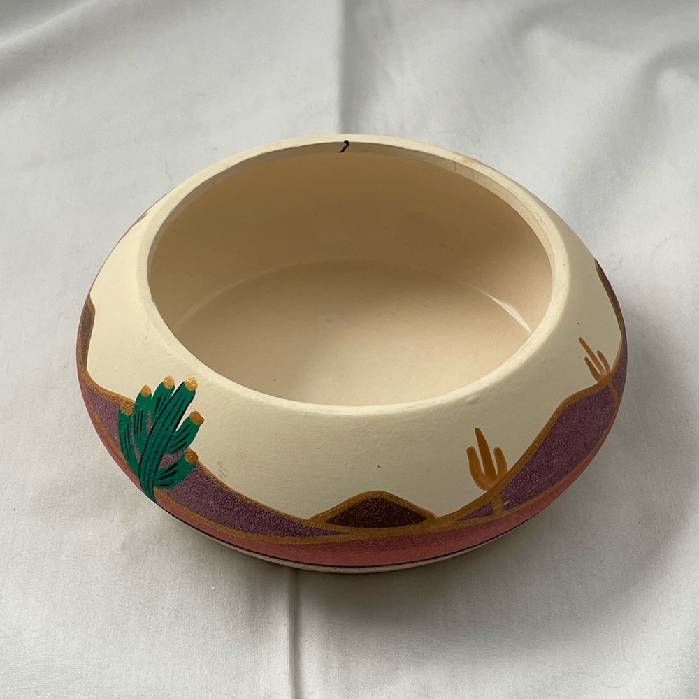 Desert Scene Ceramic Bowl‎ Jerome, AZ